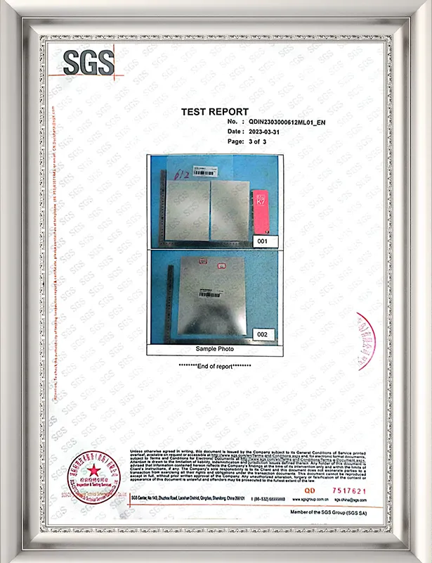 SGS Certification